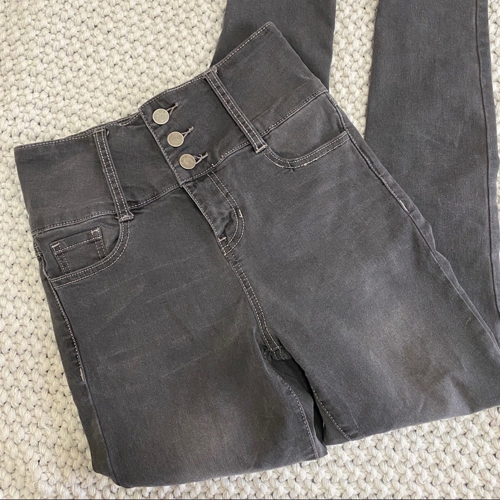 High waist skinny jeans